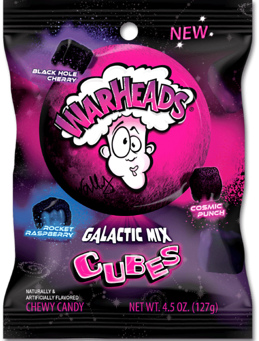 Warheads Galactic mix cubes