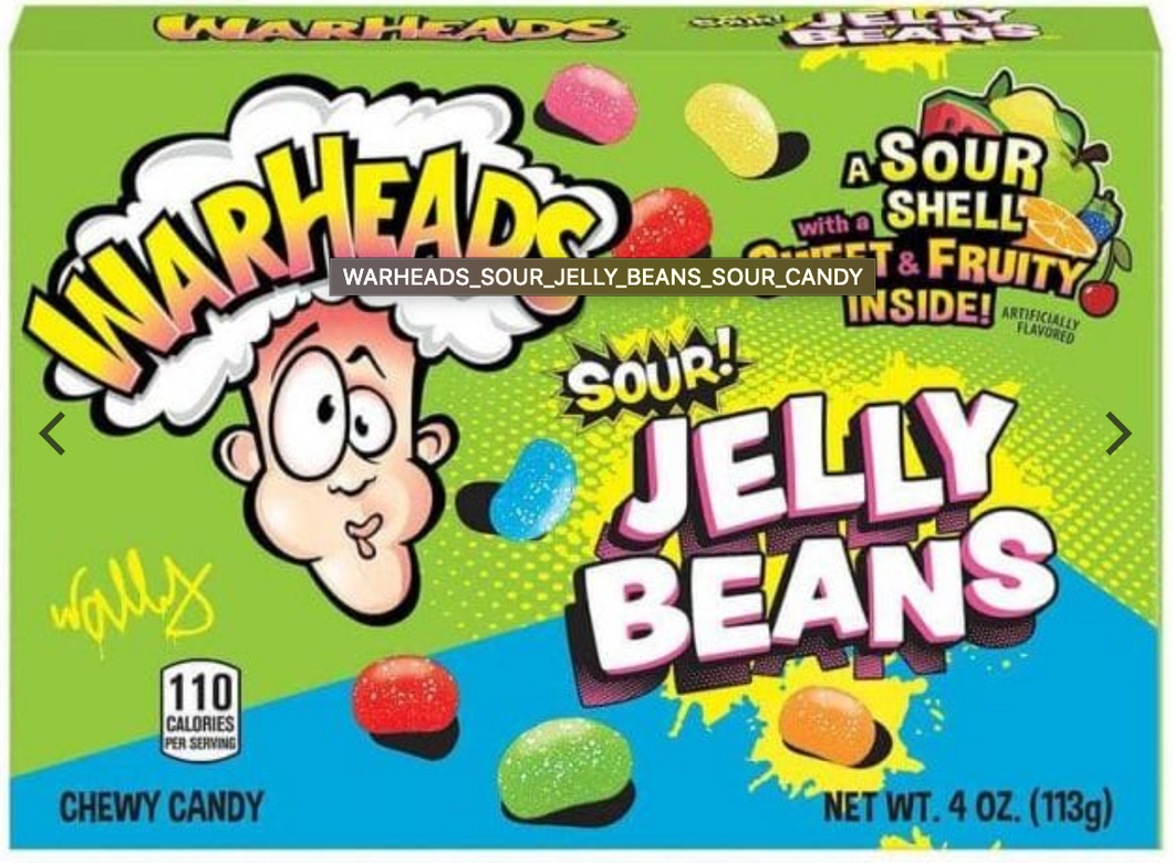 Warheads Sour Jelly Beans