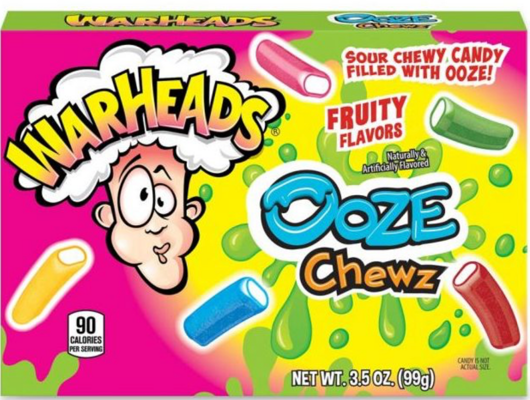 Warheads Ooze Chews Theatre Box