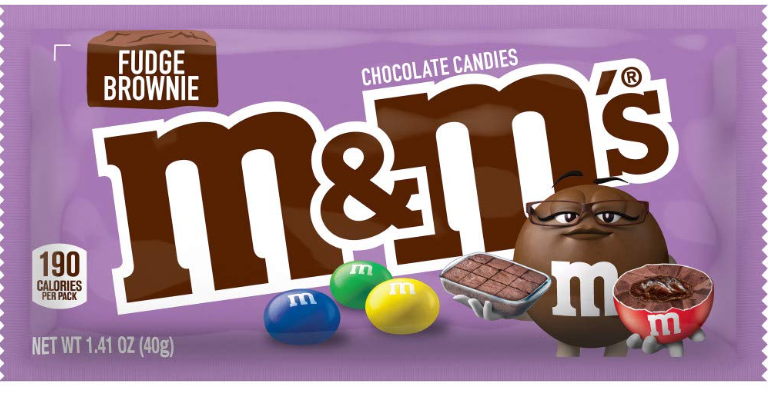 M&Ms Fudge Brownie Sachet