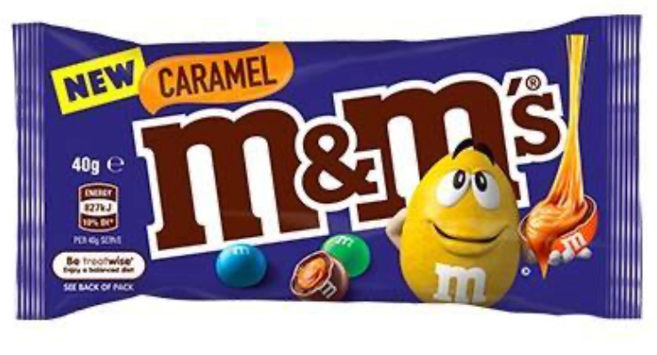 M&Ms Caramel Sachet