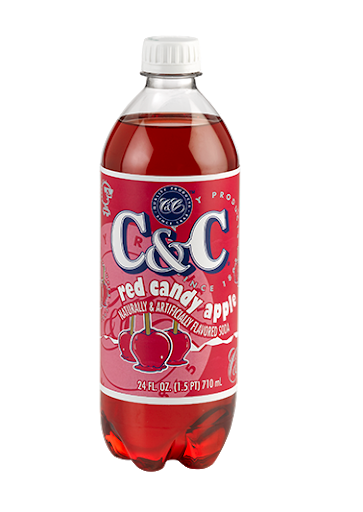 C&C Red Apple Candy 710ml Bottle