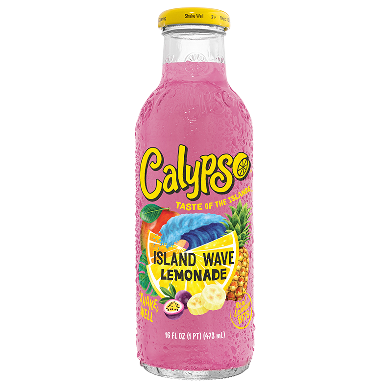 Calypso Island Wave lemonade 473ml Bottle