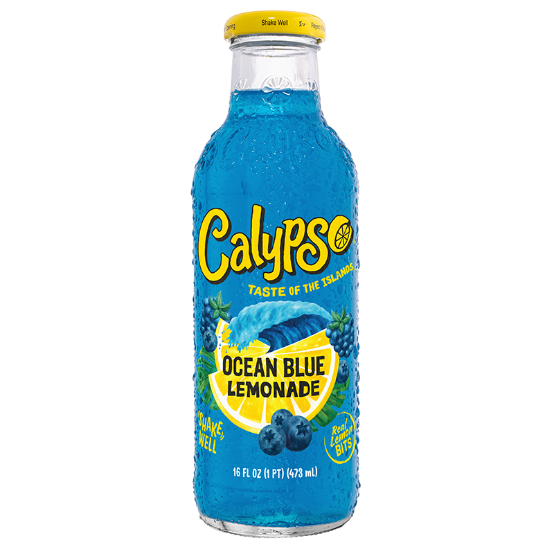 Calypso Ocean Blue Lemonade 473ml Bottle